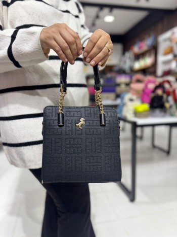 Miami Polo 1341 Kadın Çanta El Ve Çapraz Model Siyah