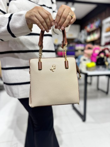 Miami Polo 1341 Kadın Çanta El Ve Çapraz Model Kum