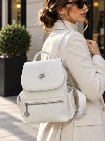 Nas Bags 1328 Kadın Çanta Sırt Model Beyaz Nas Bags 1328 Kadın Çanta Sırt Model Beyaz