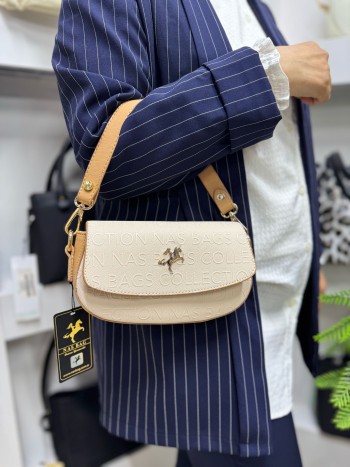 Nas Bags 1386 Kadın El Ve Çapraz Model Krem Nas Bags 1386 Kadın El Ve Çapraz Model Krem