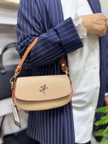 Nas Bags 1386 Kadın El Ve Çapraz Model Kum Nas Bags 1386 Kadın El Ve Çapraz Model Kum