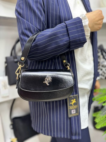 Nas Bags 1386 Kadın El Ve Çapraz Model Rugan Siyah Nas Bags 1386 Kadın El Ve Çapraz Model Rugan Siyah