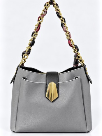 Nas Bags 1419 Kadın El Ve Çapraz  Model Gri