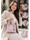 Nas Bags 1498 Kadın Çanta El Ve Çapraz Model Pembe