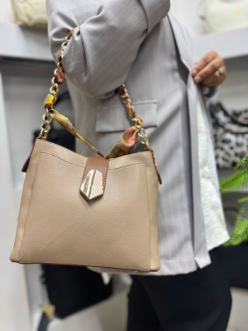 Nas Bags 1419 Kadın El Ve Çapraz Model Kum Nas Bags 1419 Kadın El Ve Çapraz Model Kum