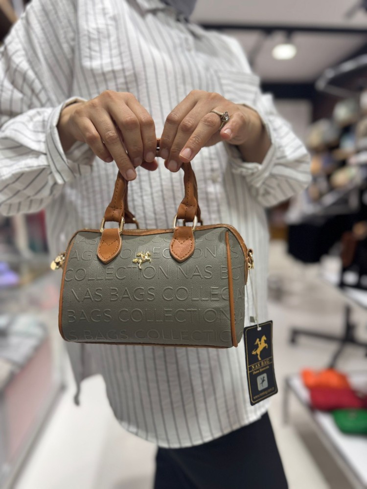 Nas Bags 1475  Kadın Çanta El Ve Çapraz Model Yeşil