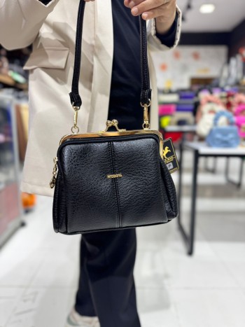 Nas Bags 1432 Kadın Çanta El Ve Çapraz Model Siyah