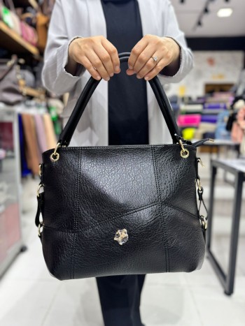 Nas Bags  1485  El,Omuz Ve Çapraz Çanta Siyah