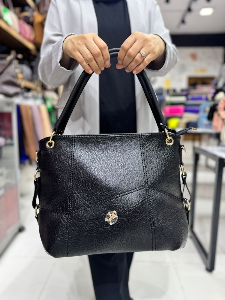 Nas Bags  1485  El,Omuz Ve Çapraz Çanta Siyah