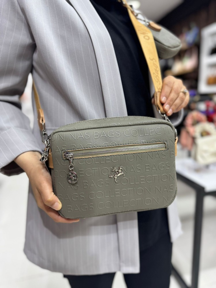 Nas Bags 1296 Çapraz Çanta Yeşil
