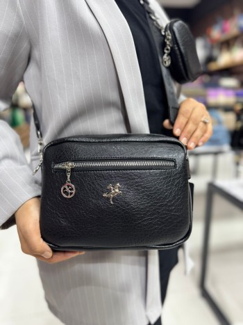 Nas Bags 1296 Çapraz Çanta Siyah Nas Bags 1296 Çapraz Çanta Siyah