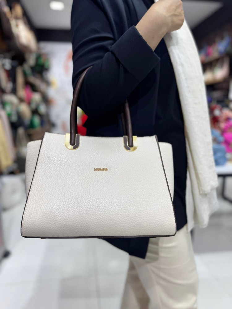 Nas Bags 1480 Kadın Çanta El Ve Çapraz Model Bej
