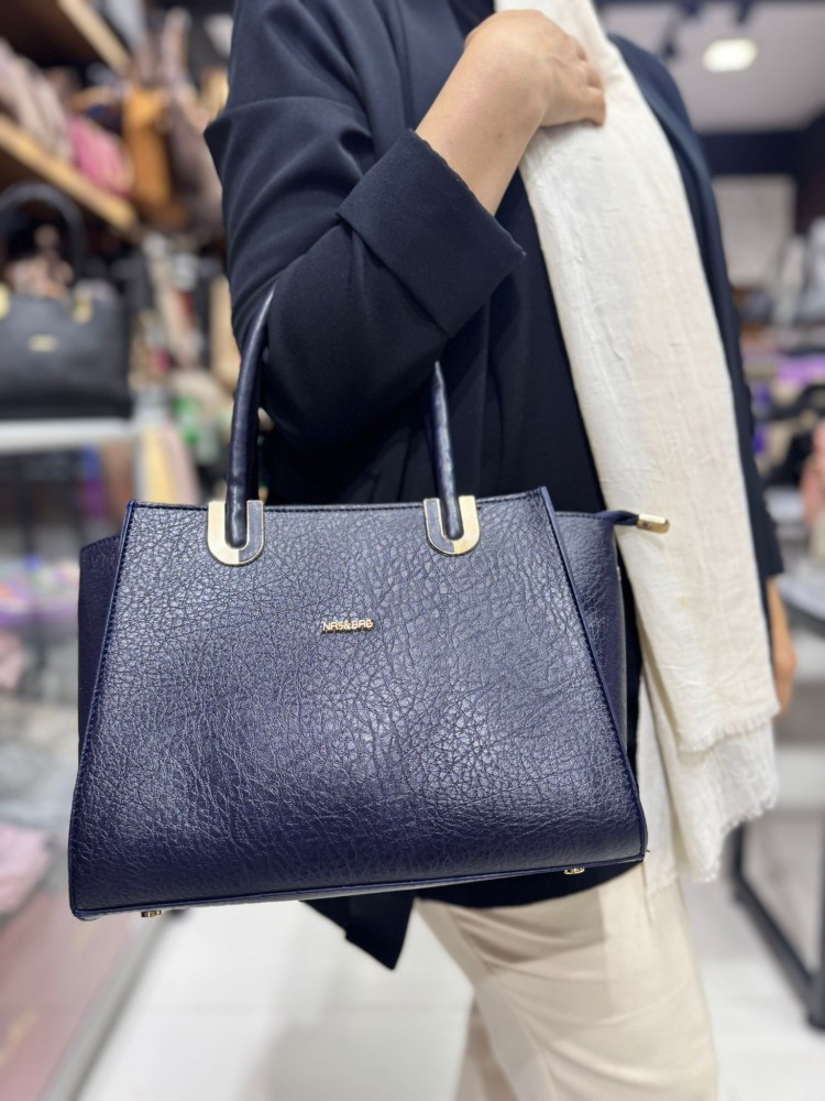 Nas Bags 1480 Kadın Çanta El Ve Çapraz Model Lacivert