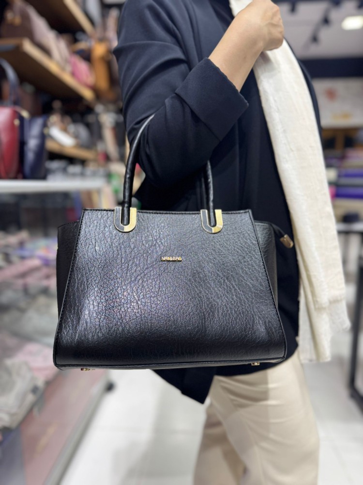 Nas Bags 1480 Kadın Çanta El Ve Çapraz Model Siyah
