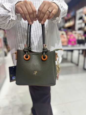 Nas Bags 1498 Kadın Çanta El Ve Çapraz Model Yeşil