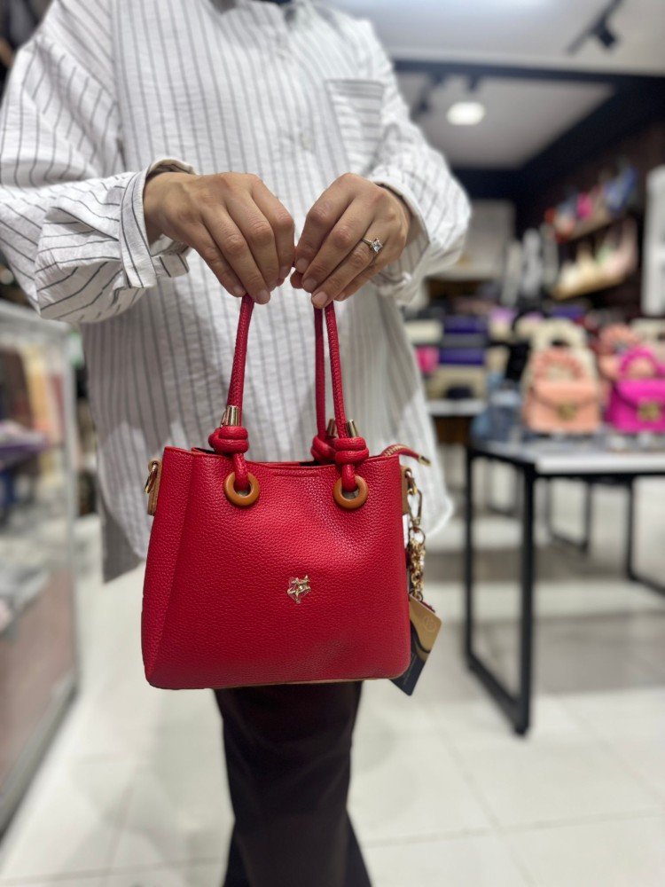 Nas Bags 1498 Kadın Çanta El Ve Çapraz Model Kırmızı