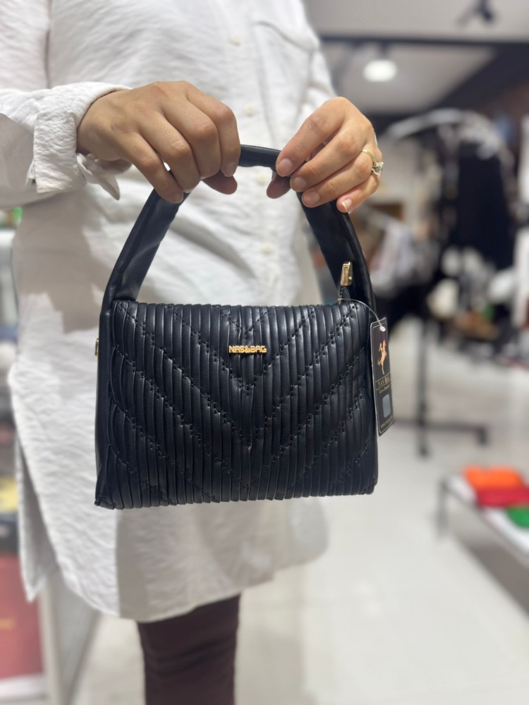 Nas Bags 1471 Suni Deri El Ve Çapraz Model Siyah Nas Bags 1471 Suni Deri El Ve Çapraz Model Siyah