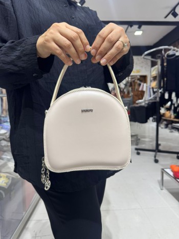 Nas Bags 1379 Kadın El Ve Çapraz Model Rugan Krem Nas Bags 1379 Kadın El Ve Çapraz Model Rugan Krem