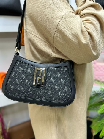 Silver Polo 1132 Kadın El Ve Çapraz  Model Siyah