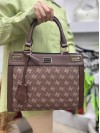Silver Polo 1174 Kadın El Ve Çapraz  Model  Kahve