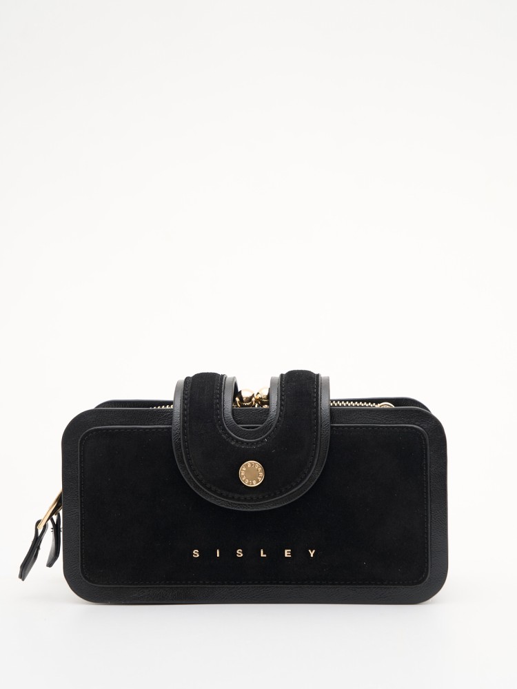 Sisley SLY_465 İthal Deri Çapraz Model Süet Siyah Sisley SLY_465 İthal Deri Çapraz Model Süet Siyah