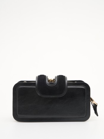 Sisley SLY_465 İthal Deri Çapraz Model Süet Siyah Sisley SLY_465 İthal Deri Çapraz Model Süet Siyah