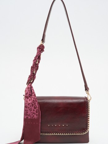 Sisley SLY_466  İthal Deri El,Omuz Ve Çapraz Model Bordo