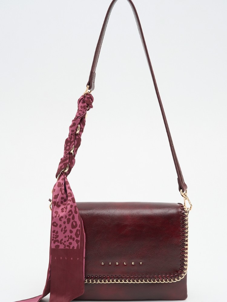 Sisley SLY_466 İthal Deri El,Omuz Ve Çapraz Model Bordo Sisley SLY_466 İthal Deri El,Omuz Ve Çapraz Model Bordo