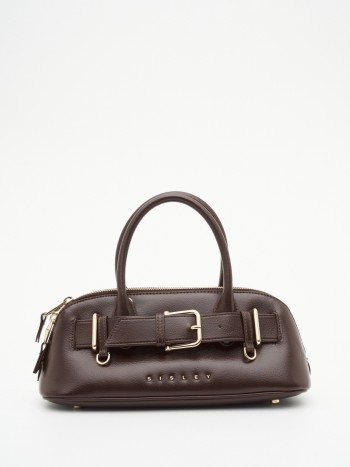Sisley SLY_483 İthal Deri El Ve Çapraz Model Kahve