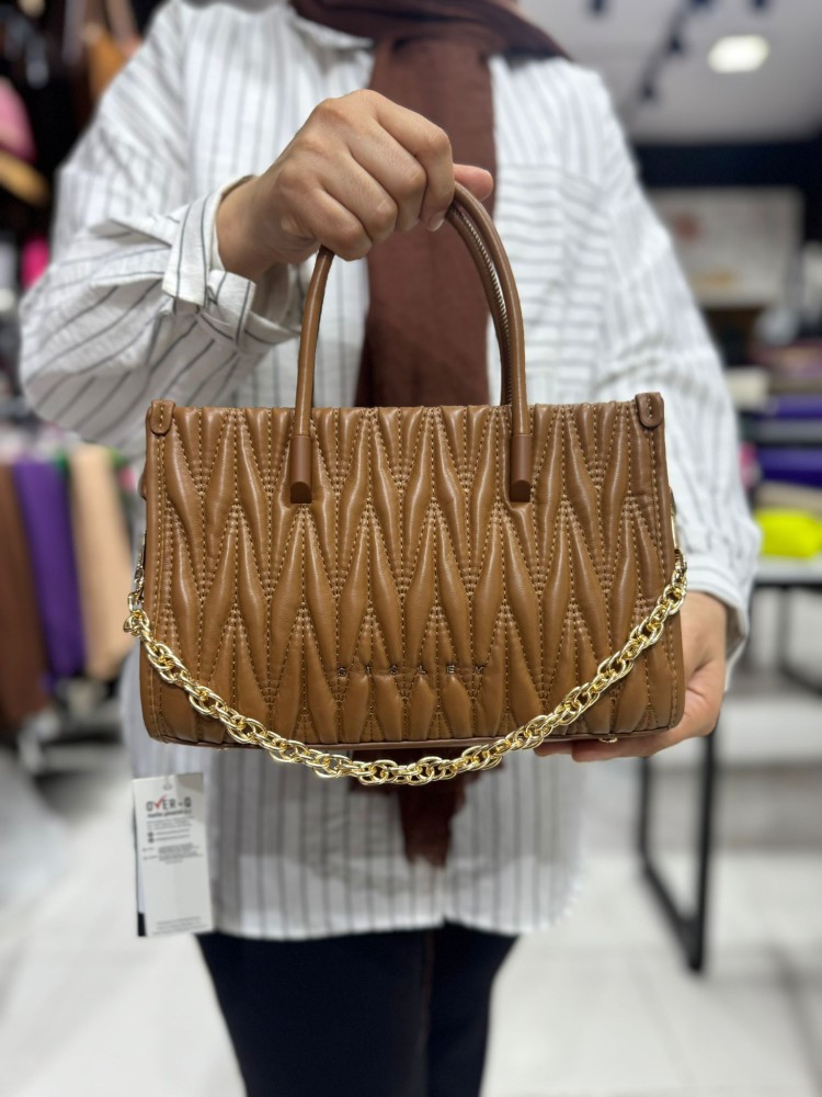 Sisley 231 Suni Deri EL Ve Çapraz Model Taba