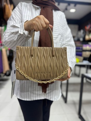 Sisley 231 Suni Deri EL Ve Çapraz Model Vizon