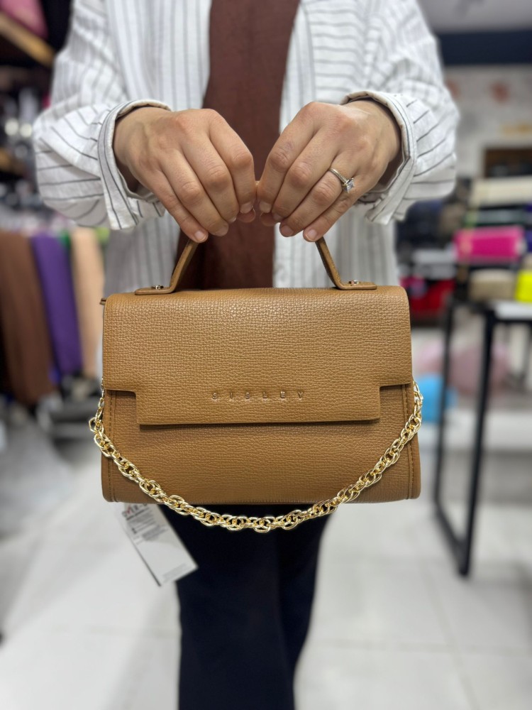 Sisley 237 Suni Deri EL Ve Çapraz Model Taba