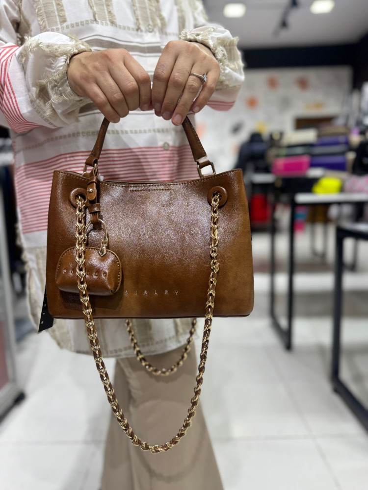 Sisley SLY297 Suni Deri El,Omuz  Ve Çapraz Model Taba