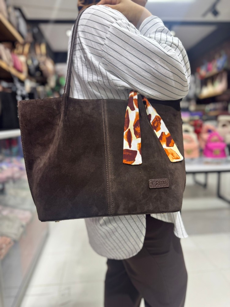 V'Shine 3093 Kadın Çanta El Ve Omuz Model Kahve