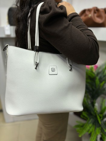 Nas Bags 1199 Kadın El Ve Çapraz  Model Beyaz 