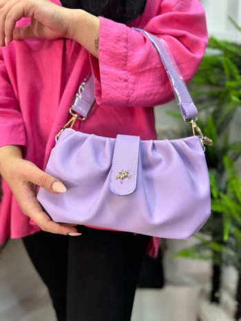Nas Bags 1365 Kadın El Ve Çapraz  Model Lila 