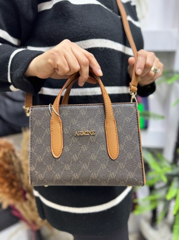 Armine 363 El Ve Çapraz Model Kahve