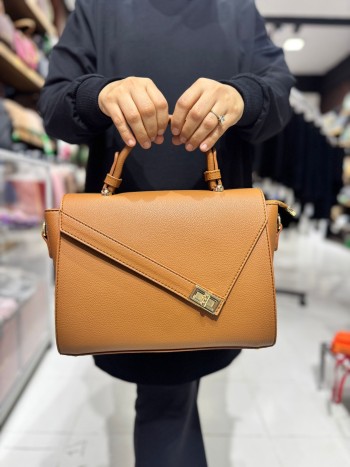 Armine 405 Suni Deri El Ve Çapraz Model Gri