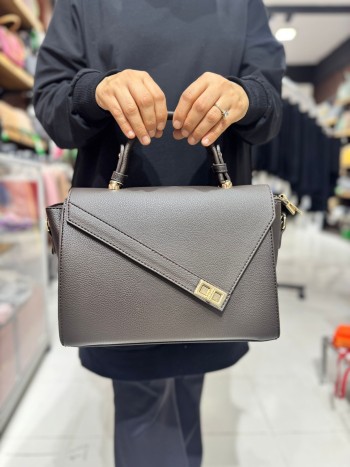 Armine 405 Suni Deri El Ve Çapraz Model Kahve
