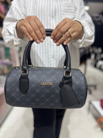 Armine 410 Suni Deri El Ve Çapraz Model Siyah