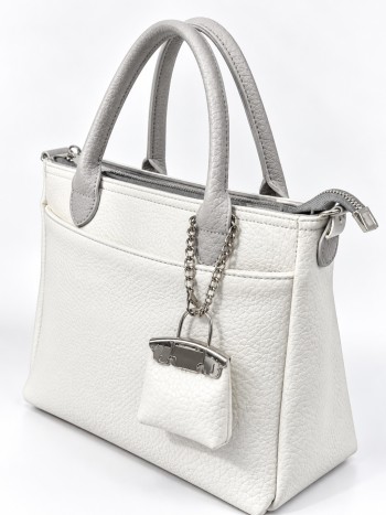 Asel Collection asl-0011 Kadın Çanta El Ve Çapraz  Model Beyaz Gri