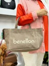 Benetton Bnt-1102 Kadın Çanta Çapraz Model Krem