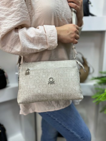 Benetton Bnt-1259 Kadın Çanta Monogram El Ve Çapraz Model