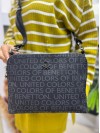 Benetton Bnt-1277 Kadın Çanta Monogram Çapraz Model Siyah