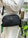 Benetton Bnt-1278 Kadın Çanta Monogram Çapraz Model Siyah