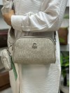 Benetton Bnt-1278 Kadın Çanta Monogram Çapraz Model Taş