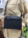 Benetton Bnt-1288 Kadın Çanta Monogram Çapraz Model Siyah