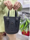 Benetton Bnt-1329 Kadın Çanta Monogram El Ve Çapraz Model Siyah