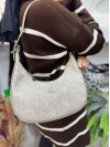 Benetton Bnt-1404 Kadın Çanta Monogram Eskitme Baskı El Ve Çapraz Model Taş