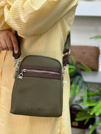 Benetton Bnt-1440 Kadın Çanta Cüzdan Haki Benetton Bnt-1440 Kadın Çanta Cüzdan Haki